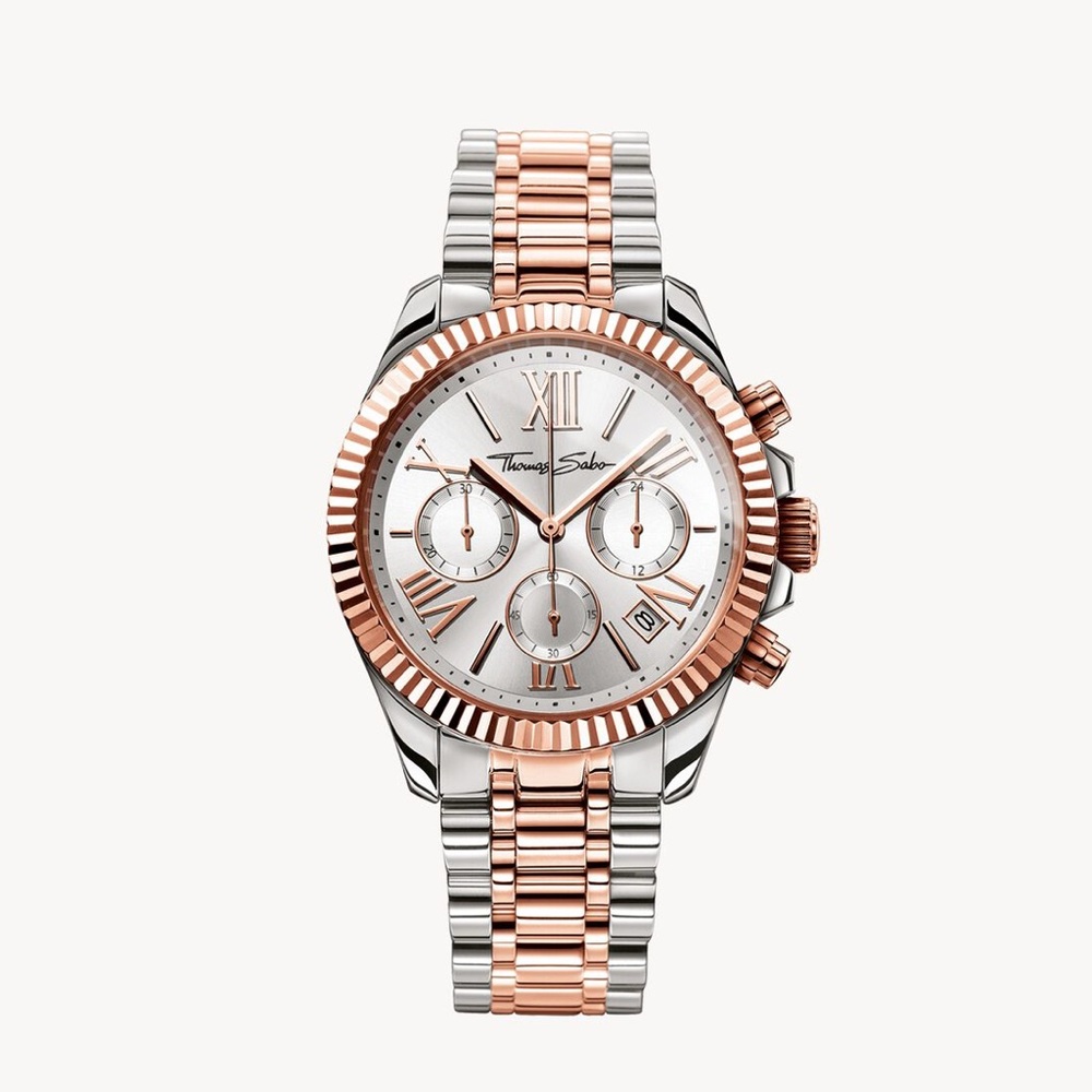 Thomas Sabo Two-Tone - Silver and Rose Gold Women’s Watch